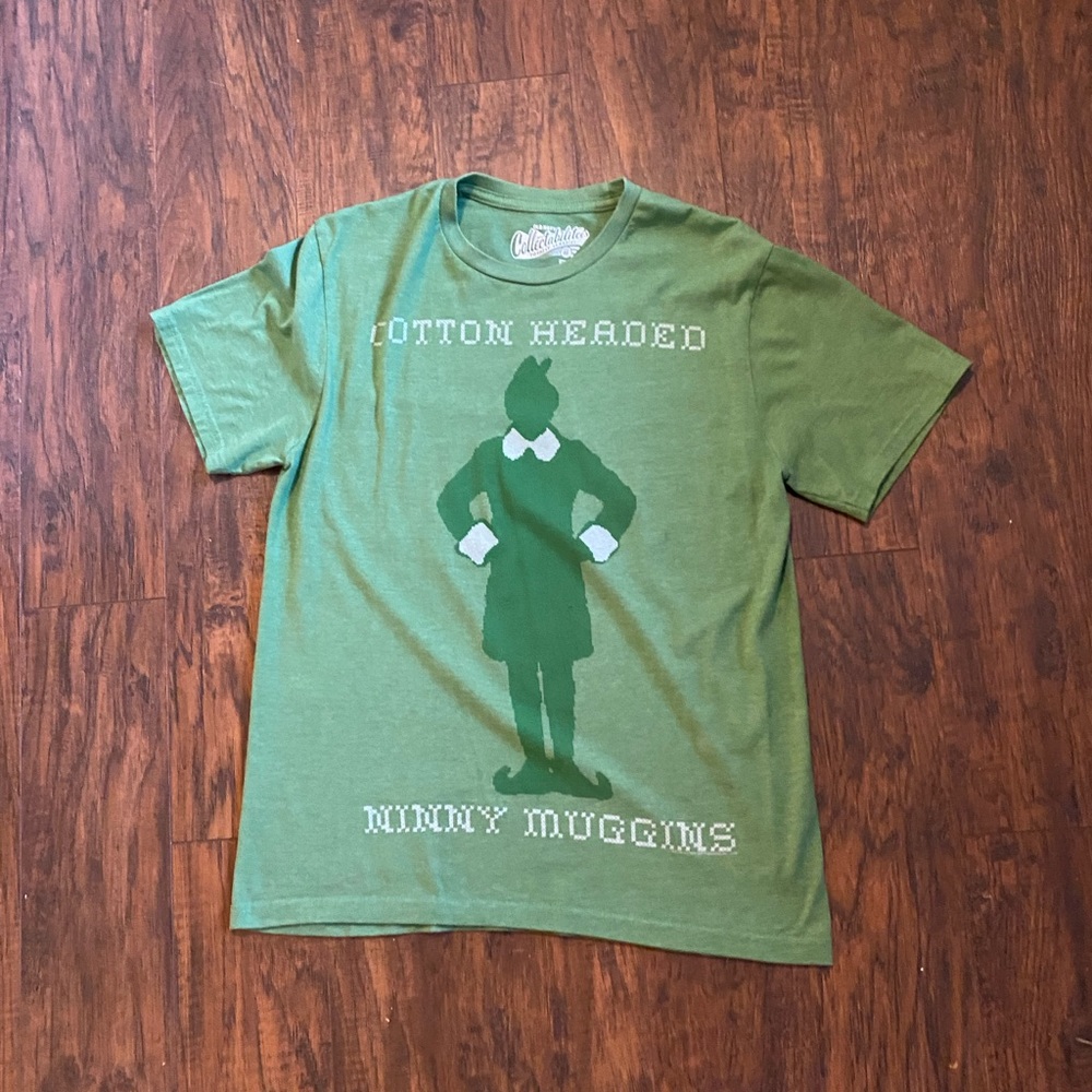 elf “cotton headed ninny muggins” christmas t shirt